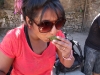Tasting sancayu (the fruit used in Colca sours)